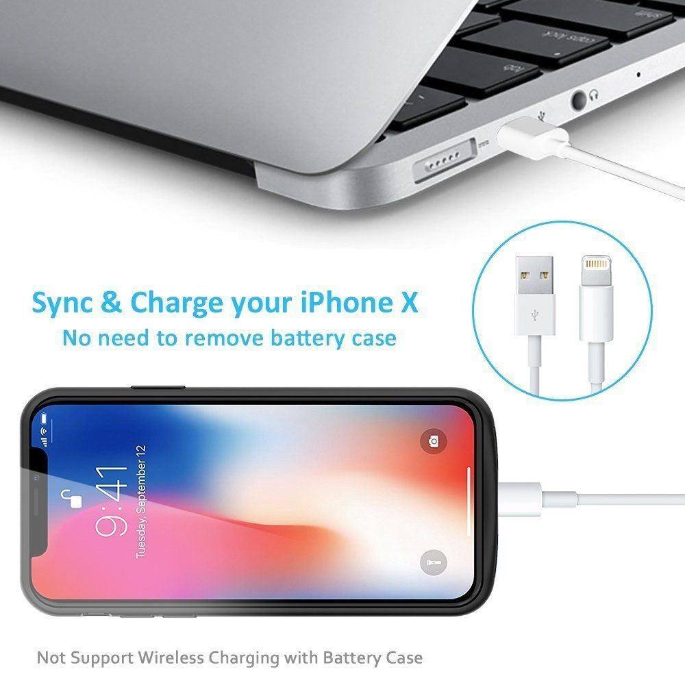Battery Case for Iphone 16 15 14 13 12 Pro Max 11 X Rechargeable Charging Cover